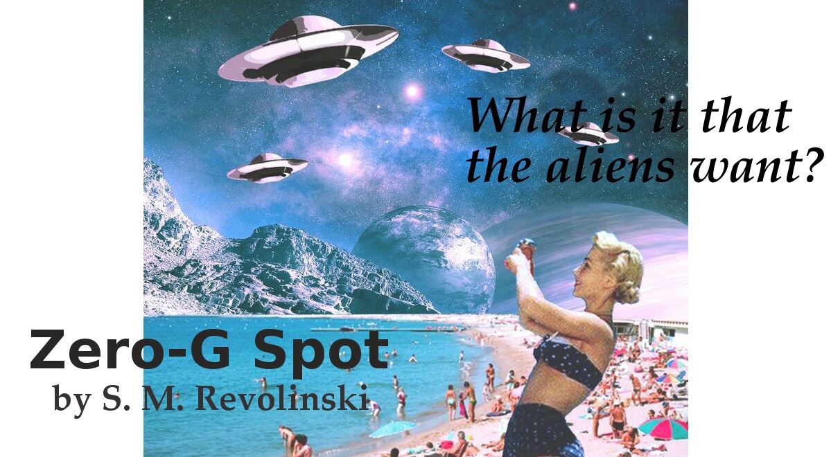 SMRevolinski's tweet image. #SCIFI #SPACEOPERA #ADVENTURE #ALIENABDUCTION 

"Zero-G Spot: The Alien Raid" -- medium.com/tantalizing-ta… 

The aliens only wanted to capture young women — like herself. Leanne ran to the shelter on the north side of the pool, but she was too late.

@club_tales #fiction #medium