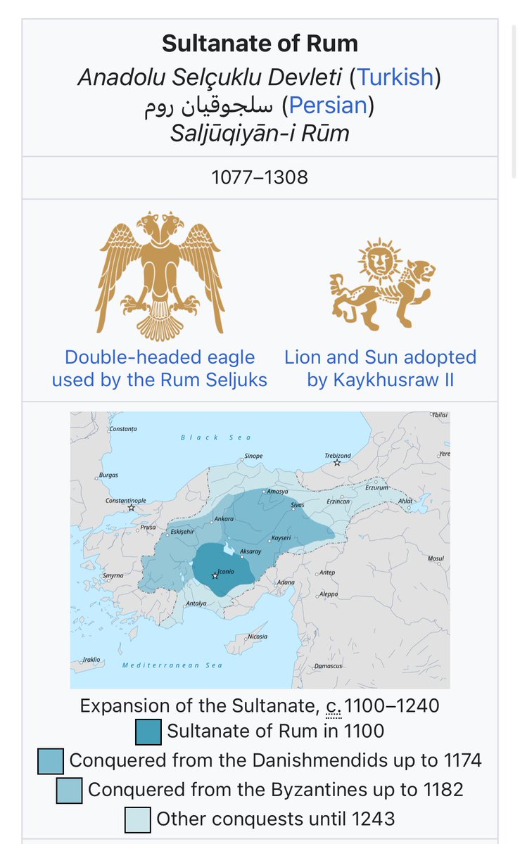 It’s always fascinating to learn that at least two Seljuk Sultans outwardly professed to be Christians