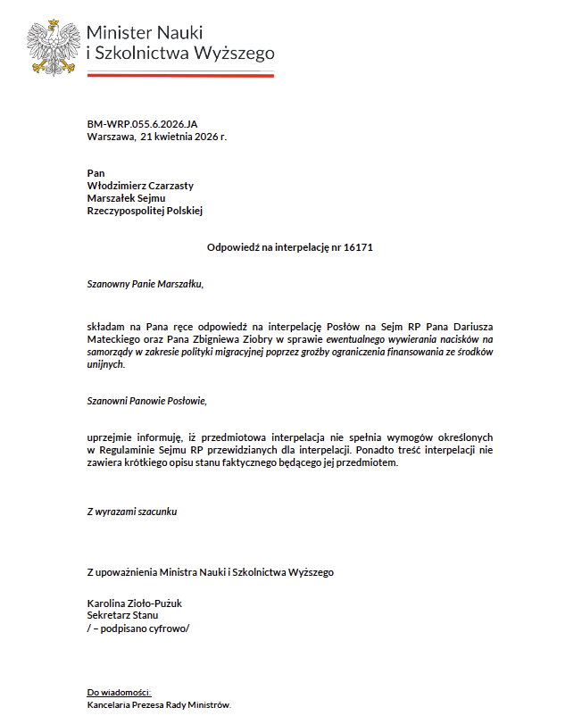 Dariusz Matecki tweet media