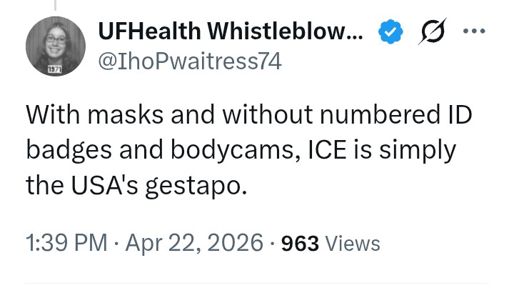 UFHealth Whistleblower Kathleen Maynard 🇵🇸Ⓥ tweet media