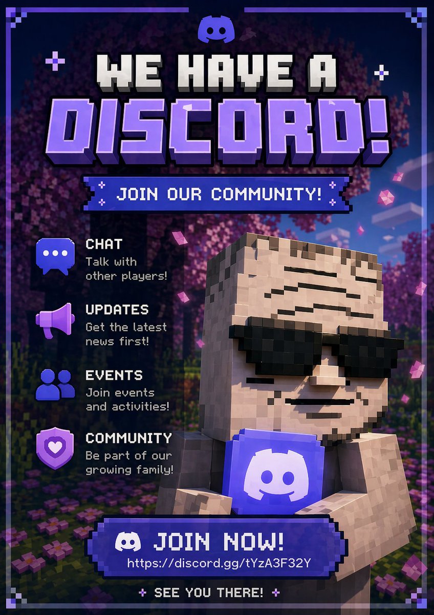 KrgKevingreene's tweet photo. Our community just leveled up we’ve launched our official Discord server! 💜
Now it’s easier than ever to connect, chat, and stay in the loop
✨ What’s waiting for you:
• 💬 Chat with other players
• 📢 Get the latest updates first

👉 Join now: https://t.co/a0TRCNoKtr https://t.co/VzgvwBUkos