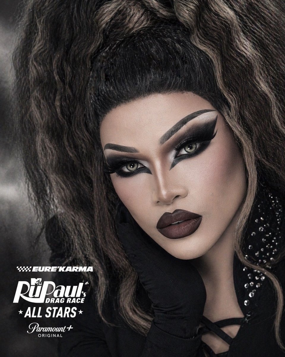 thejjames_'s tweet photo. There’s a fourth bracket, and it’s dark! 🖤

The fastest and the fiercest race yet! 🏁 #AllStars11 starts streaming MAY 8 on Paramount+! 👑

(Mabilis pa ako kay The Flash! Joining the trend early, let’s go! Hahaha) #EureKarma #BicolDragPH #Drag https://t.co/yicEVEy8aP