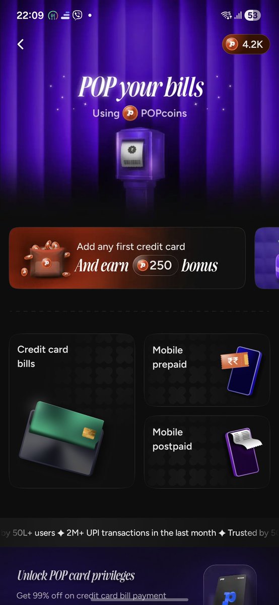 subham112003's tweet photo. @POPclubOfficial
You guys absolutely nailed the comeback The new UX/UI is clean, smooth, and that POP UPI popup? Straight-up royal. Feels premium, fun, and way more engaging than the usual boring payments. Every transaction hitting different now #POPUPI #RealRewards https://t.co/7OBlC5vxJY