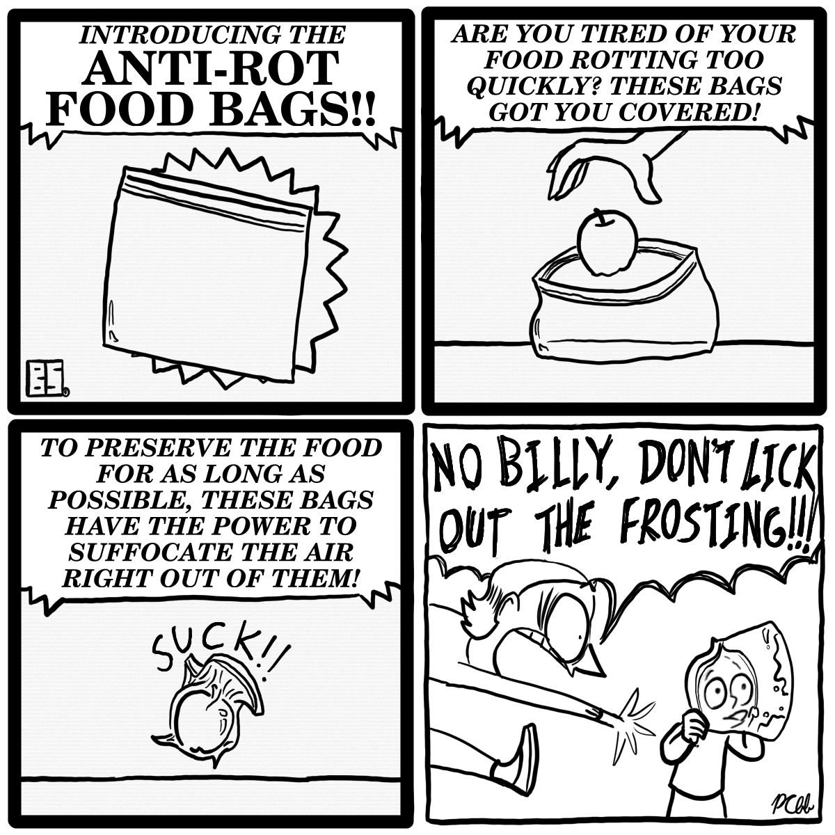 DouglPigPocker's tweet photo. #bombasticscience #comicstrip #foodbag https://t.co/Z61QtXvxa8