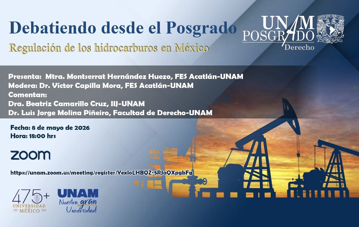 Programa de Posgrado en Derecho de la UNAM Oficial tweet media