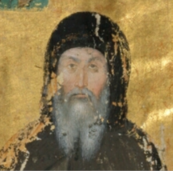 Alyunan00's tweet photo. Basileus Iōánnēs Ángelos [Komnēnós] Palaiológos Kantakouzēnós (John VI Kantakouzenos), as basileus and as monk Joasaph.

Constantinople, 14th-century.