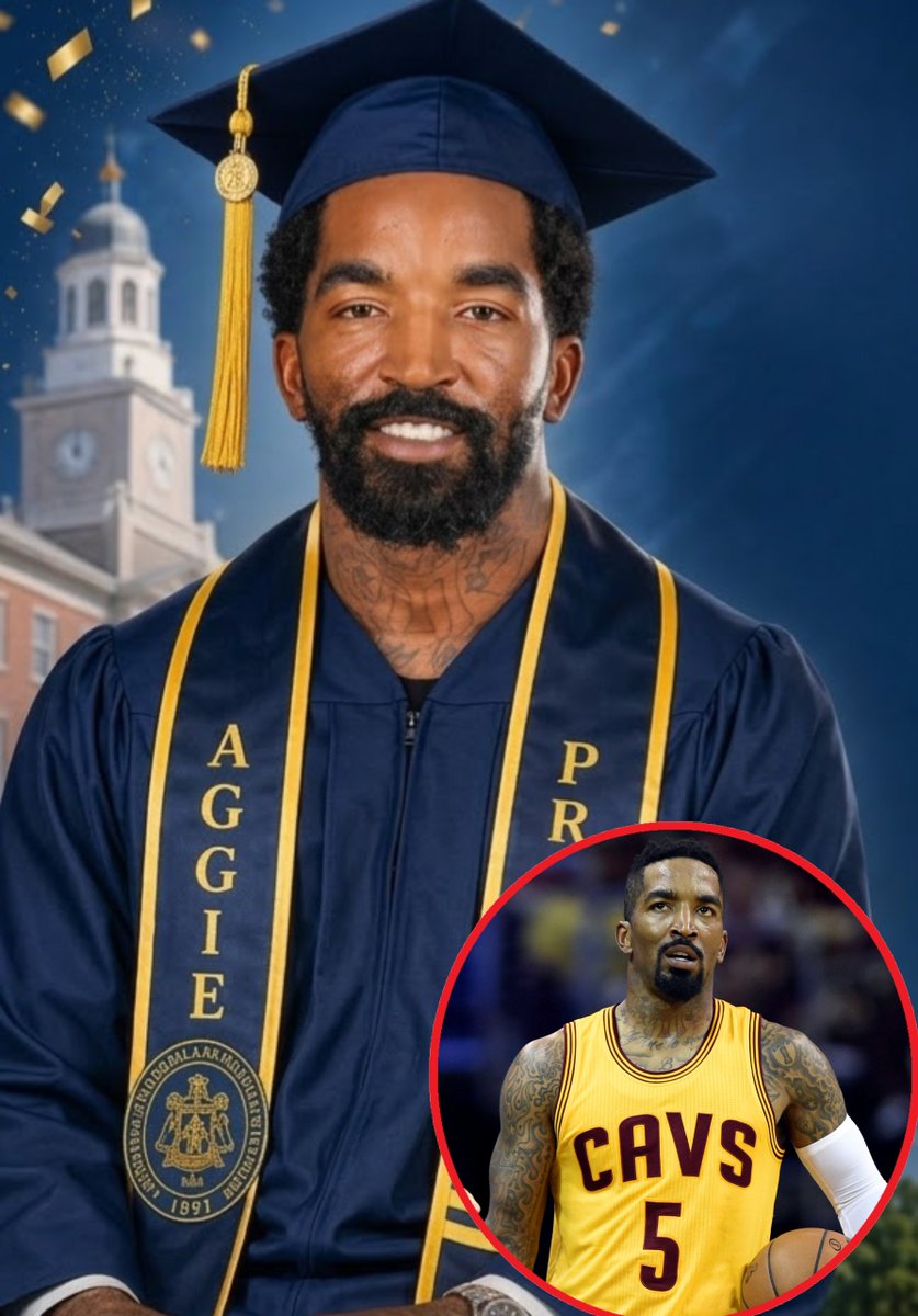 Retired NBA star J.R. Smith is set to graduate from North Carolina A&amp;T State University next month at the age of 40 🎓💯