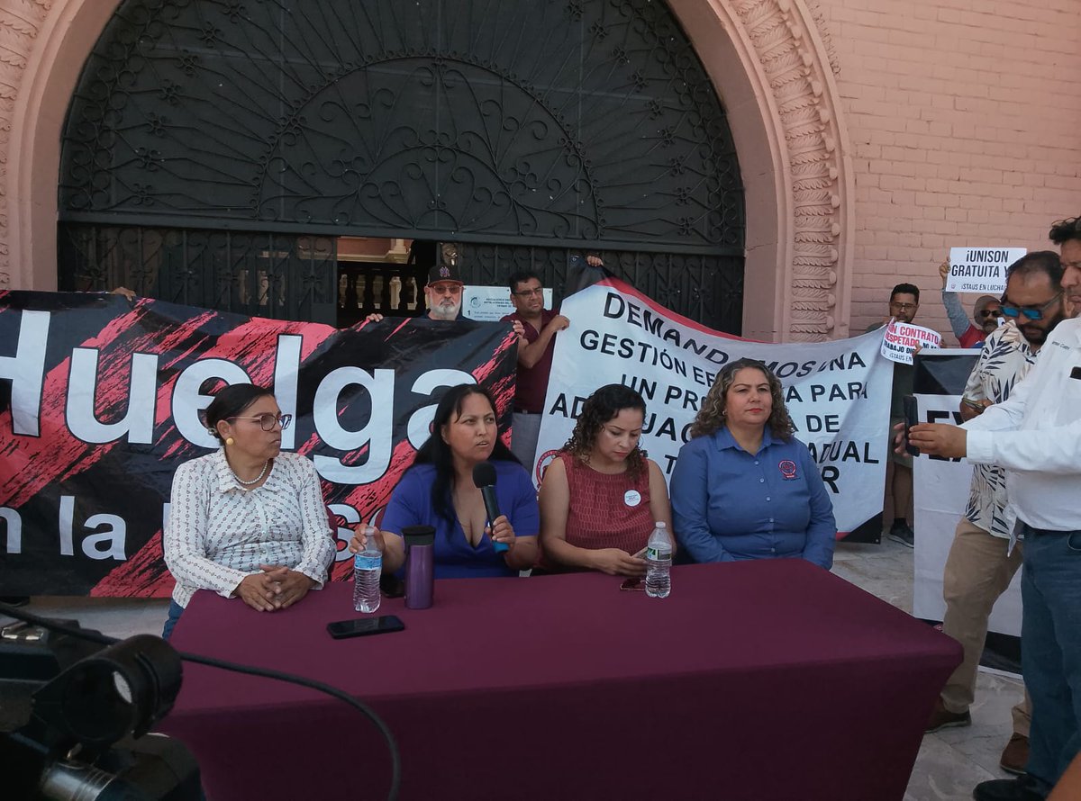 InfoSon1's tweet image. TOMAN INTEGRANTES DEL STAUS EL PODER JUDICIAL: “NOSOTROS SOMOS LOS REHENES”

⚖️ STAUS protesta en el Poder Judicial para exigir respuesta a demandas laborales.

👉 Lee la nota completa:
 infoson.com.mx/2026/04/22/tom…
#InfoSon #Sonora #STAUS