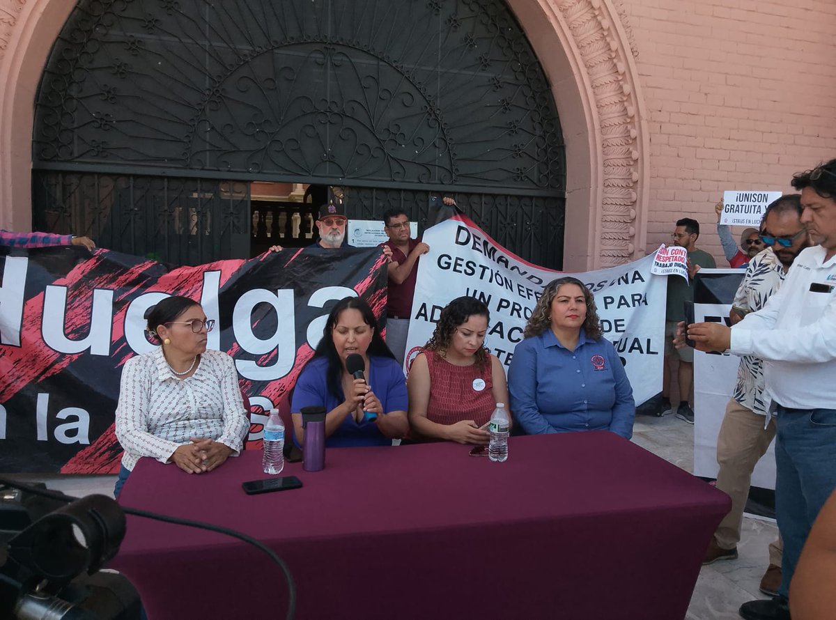 InfoSon1's tweet image. TOMAN INTEGRANTES DEL STAUS EL PODER JUDICIAL: “NOSOTROS SOMOS LOS REHENES”

⚖️ STAUS protesta en el Poder Judicial para exigir respuesta a demandas laborales.

👉 Lee la nota completa:
 infoson.com.mx/2026/04/22/tom…
#InfoSon #Sonora #STAUS