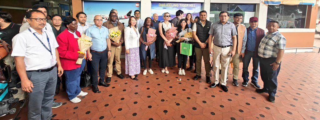 As part of the International Election Visitors’ Programme - 2026 (IEVP2026), 13 delegates from Namibia, Georgia, Nepal, Philippines, Switzerland, Kenya, and International IDEA have arrived in West Bengal to witness the conduct of polls: Election Commission of India