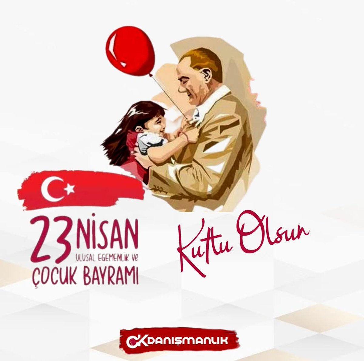CemKavur1's tweet photo. "Kayıtsız, şartsız milletin olan egemenliğimizin simgesi TBMM'nin 106’inci yaşı ve bu egemenliğin güvencesi çocuklarımızın 23 Nisan Ulusal Egemenlik ve Çocuk Bayramı kutlu olsun. Başta Gazi Mustafa Kemal Atatürk ve milli mücadelemizin  kahramanlarını rahmet ve şükranla anıyorum. https://t.co/FAyBBVd7wM