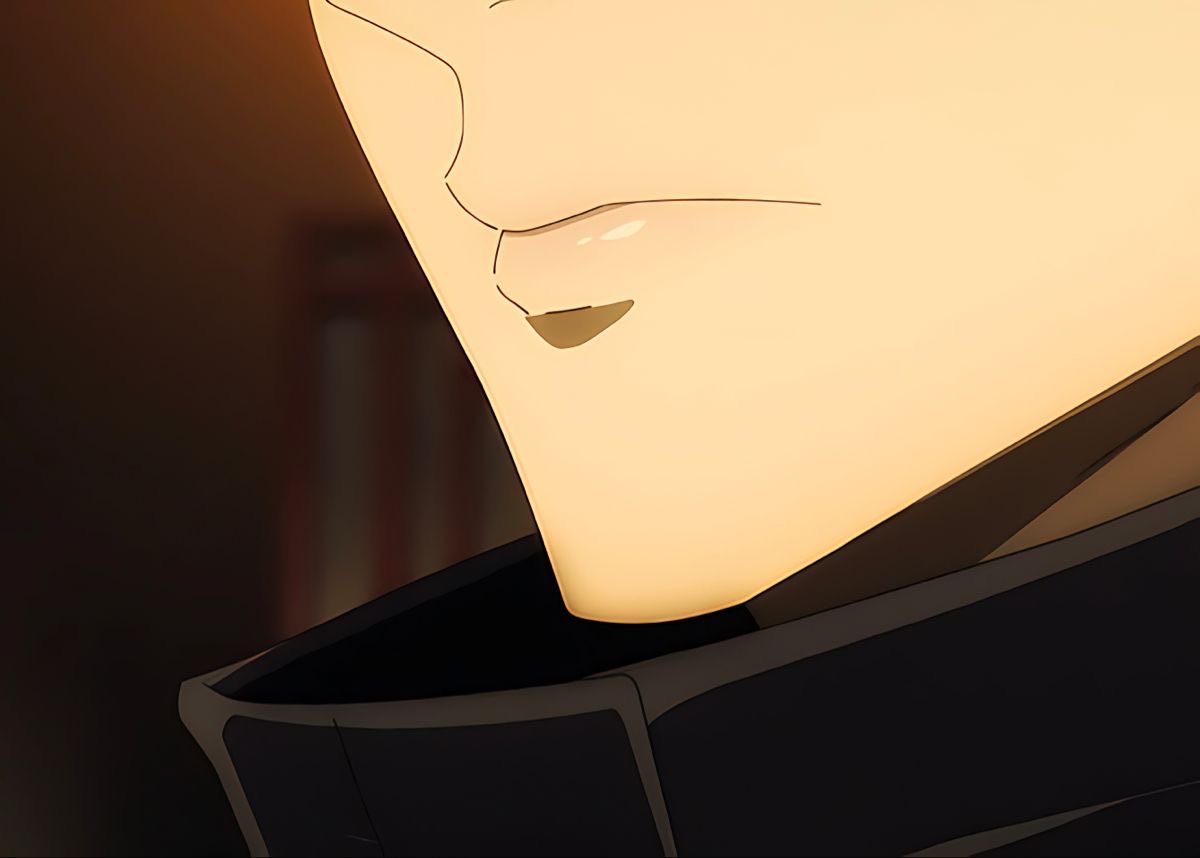 haisatoruu's tweet photo. gojo and his glossy lips https://t.co/C3n2xyCQKG