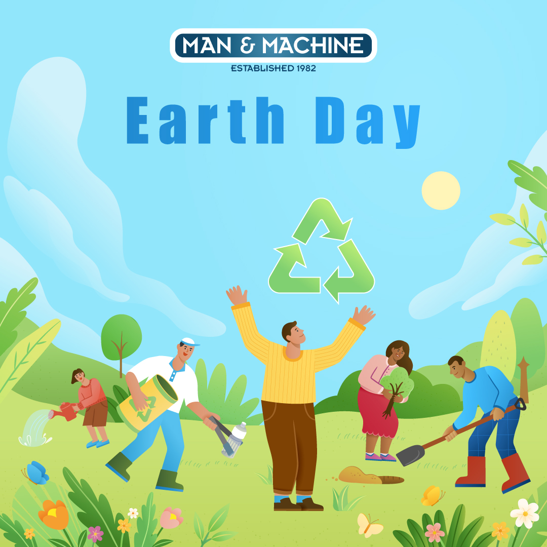 Clean tech for a cleaner planet. 🌎 #EarthDay #manandmachineinc