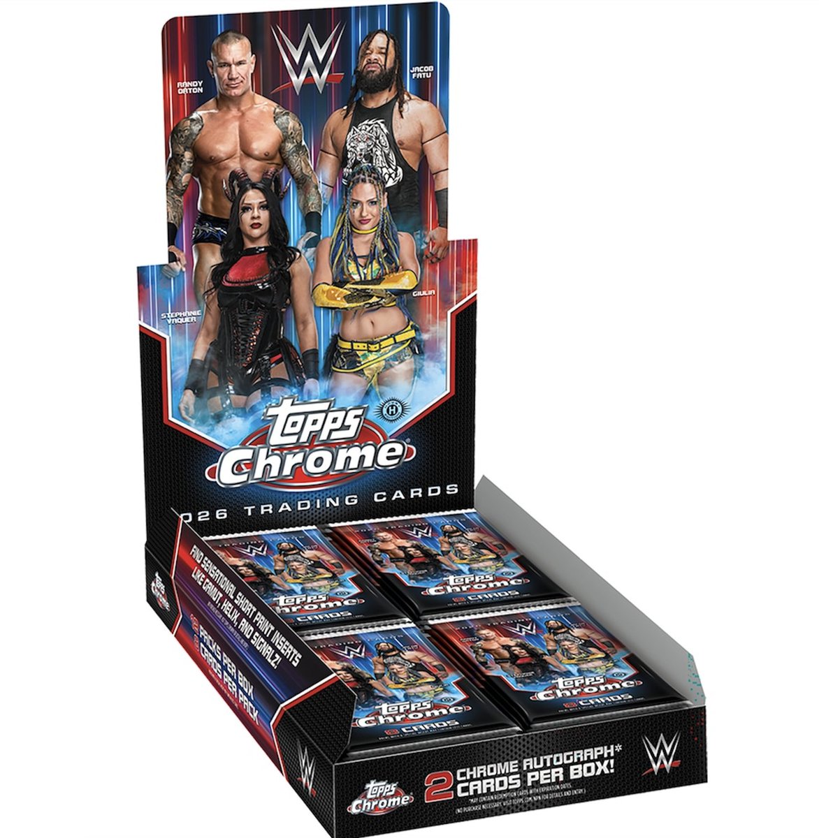 SOLELINKS's tweet photo. Ad: 2026 Topps Chrome WWE Factory Sealed Boxes

Value
Scheels:https://t.co/q8aliyeeFW
Fanatics:https://t.co/USslXJNxPe
WWE:https://t.co/xTU80G6cYY

Hobby
Fanatics:https://t.co/3xVLh2FgMP
WWE:https://t.co/LiFsGVNrRp https://t.co/blIdCXsqZF