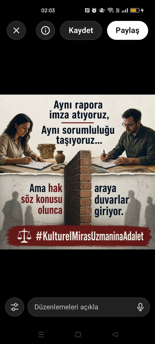 sasmaz52403's tweet photo. #KulturelMirasUzmanlarinaAdalet https://t.co/MtYCC9TKUi
