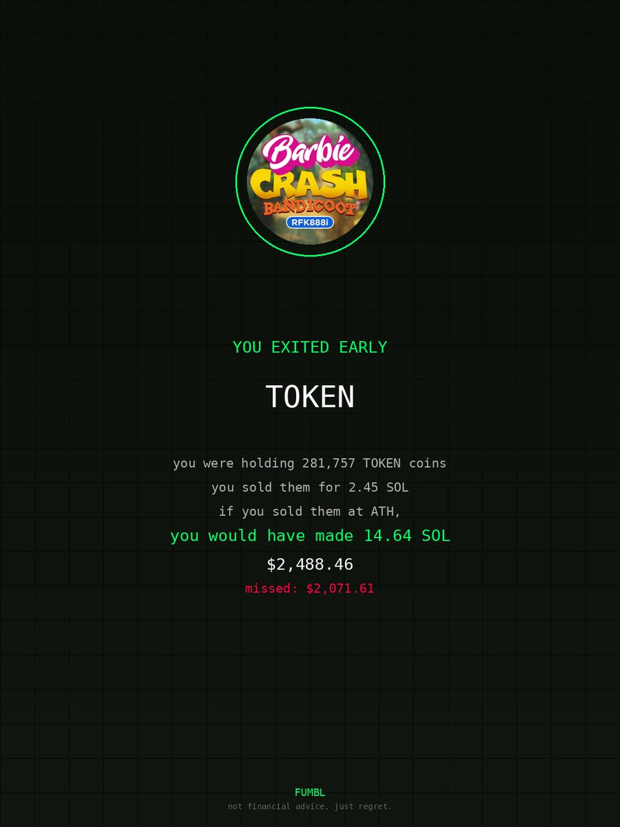 husseinalshrafy's tweet image. Peeped fumbledbags.com only to see I didn't cash out on $Ethereum 
coulda been up 

4PE4ohQzfZCPiH5v3ojRKXcoabjXqeykcdCRbp6epump 
#metamask
#classic