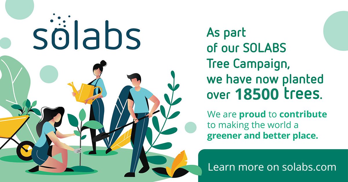 solabs's tweet photo. This Earth Day, we’re highlighting a commitment that keeps growing 🌱

Back in August 2017, we launched the SOLABS Tree Campaign with a clear goal: to contribute monthly to One Tree Planted.

Today, that commitment has resulted in 18,500 trees planted across Canada and the U.S. https://t.co/HUiK0yKq1a