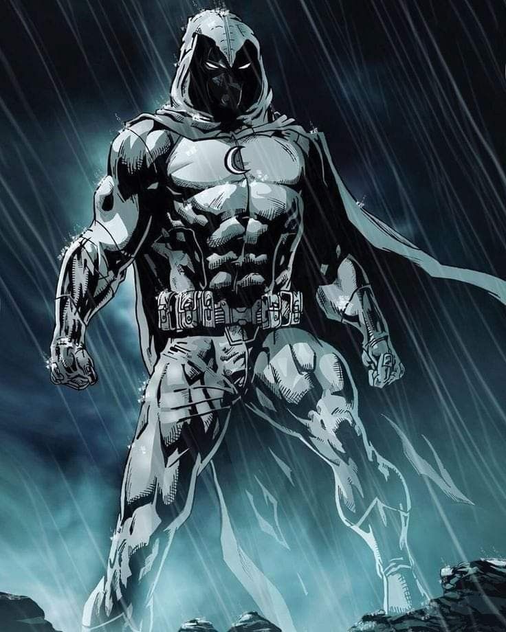 Vengeance doesn't take rain check
🌧🌙
. 
. 
. 
. 
 #MoonKnight #Khonshu #Marvelheros #Art #Digitalart #comm #Notmywork