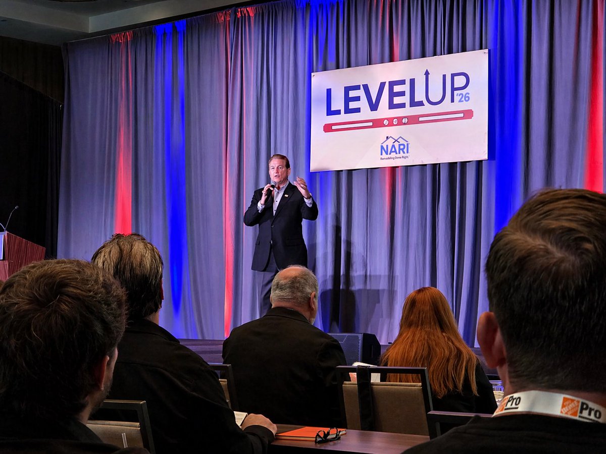 formecology's tweet photo. As NARI Madison Chapter President, John Gishnock III has the honor of attending the annual three day “Level Up” conference in Tempe, Arizona.

Today's event features keynote speaker is former NFL quarterback Joe Theismann, who connects football to running a business! https://t.co/ZRVmiZ2Wfy