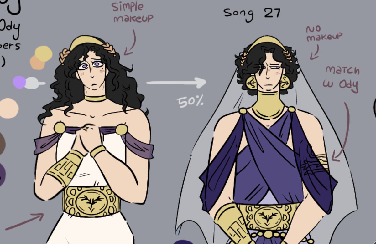 Stain_Kayd's tweet photo. As usual, all my designs are explained on Ig, Tiktok and Tumblr so everyone can see the idea and stuff, bye
.
.
#epic #epicthemuiscal #penelope #fanart #characterdesign https://t.co/EXtAs4KITP