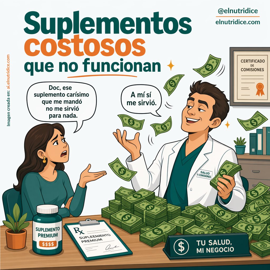 Satirical Expensive Supplements Cartoon