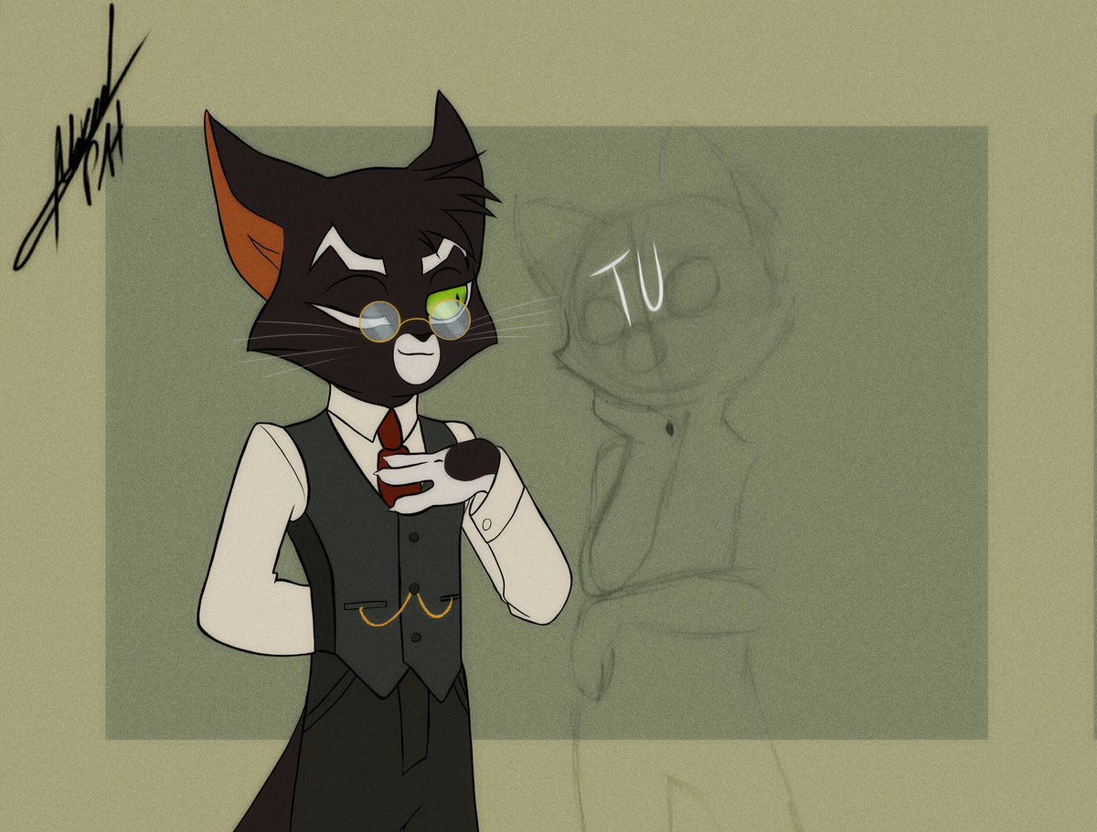 CafeAbril's tweet image. "A Mordecai le gusta que lo escuches ♟️📐📏✨" 

Ganador de las votaciones fue mordecai Heller ✨📏📐

#dibujodigital #LackadaisyCats #lackadaisyfanart #mordecaiheller #ocxcanon #lackadaisy