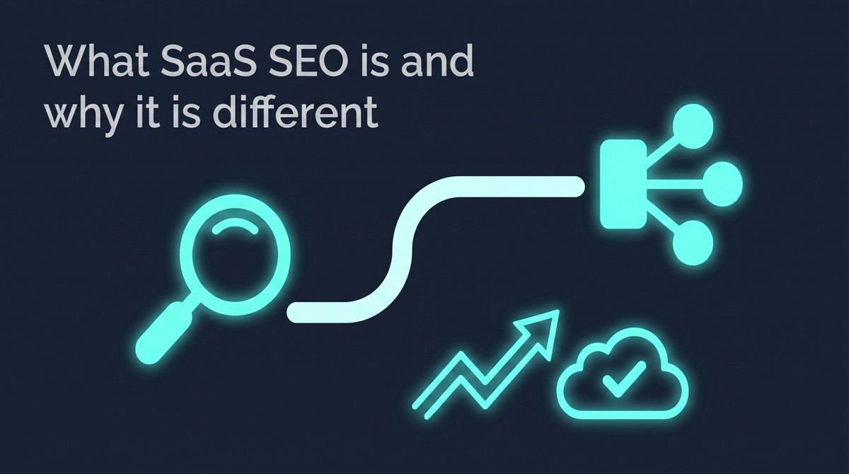 SaaS SEO is not the same as regular SEO.

- It is not just about traffic.
- It is about moving buyers from problem awareness to product consideration with the right pages, positioning, and intent coverage.

Want the SaaS SEO Foundations Guide? Follow &amp; DM me “Guide”.

#SaaSSEO