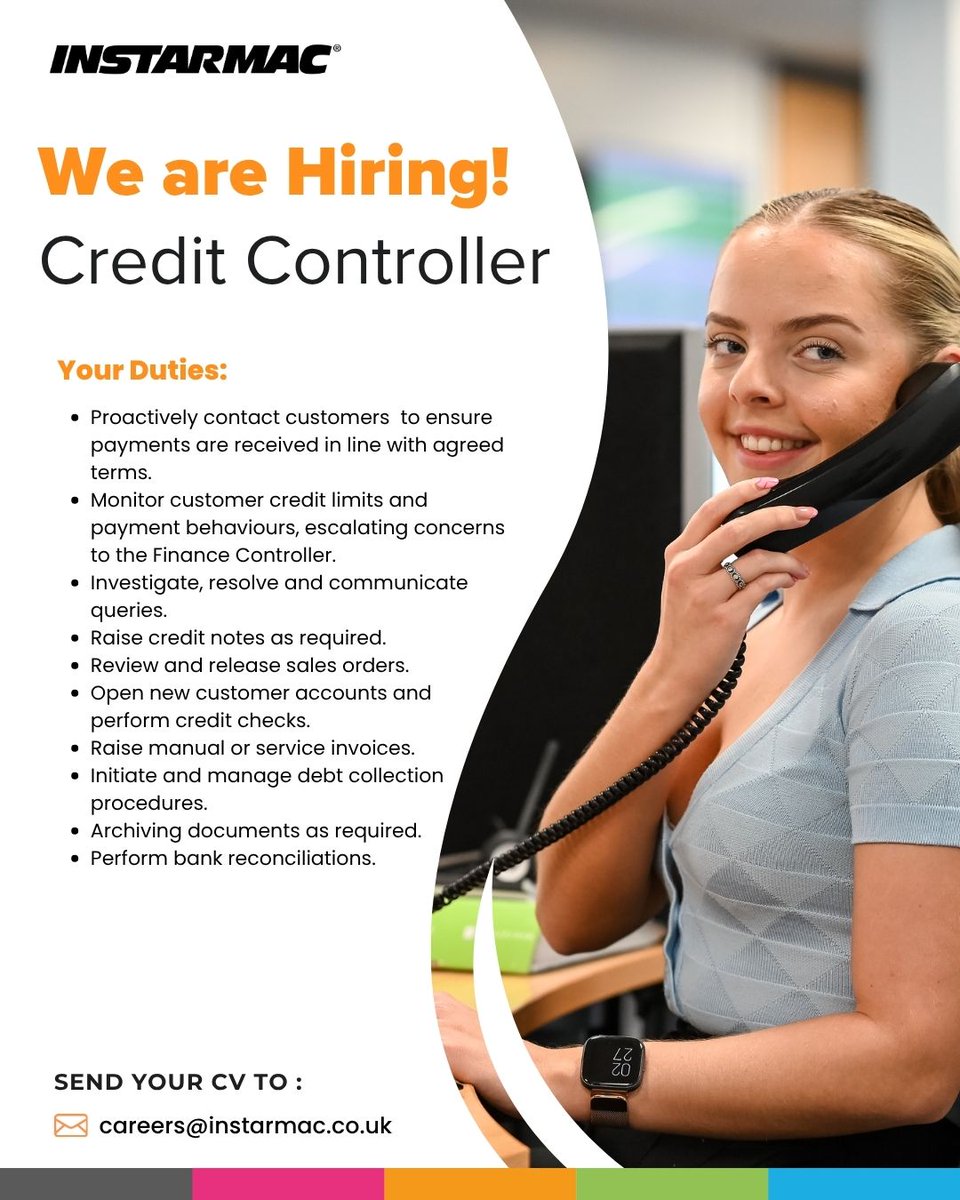 InstarmacGroup's tweet image. Join our Finance Team at Instarmac and play a key role in supporting our continued growth – all from our state-of-the-art manufacturing facility in Tamworth.

👉 Ready to take the next step in your finance career? Apply now!
app.healthboxhr.com/job-applicatio… 

#Hiring #FinanceJobs