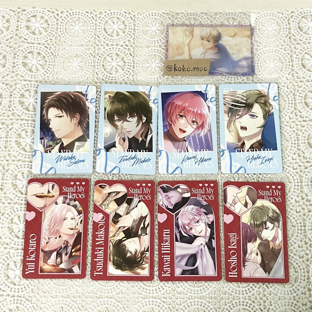 koko_moc's tweet photo. @0
【交換】スタマイ VD WD 9周年 特典 カード

譲：画像参照
求：同異種 九条（VDWD.8周年＞その他）

25日午後池袋手渡し、後日19時半頃まで都内JR改札内(郵送はヤフーフリマ経由のみ)
返信にお時間をいただく場合があります。 https://t.co/odO7EpHXCC