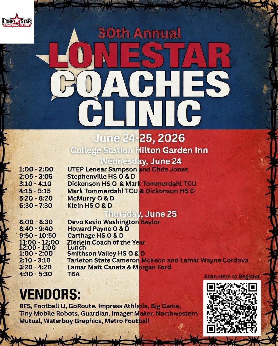 Lone Star Coaching Clinic tweet media