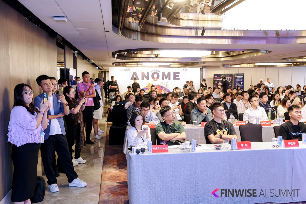 Anome_Official's tweet photo. 🇭🇰 Live from the FINWISE AI Summit in Hong Kong · ANOME booth packed with energy

Huge thanks to everyone who came by — the Hong Kong stop was on fire.

The summit may be wrapping up, but ANOME’s journey is just getting started.

#ANOME #Web3Festival2026 #FINWISE #AI #Web3 #GameFi