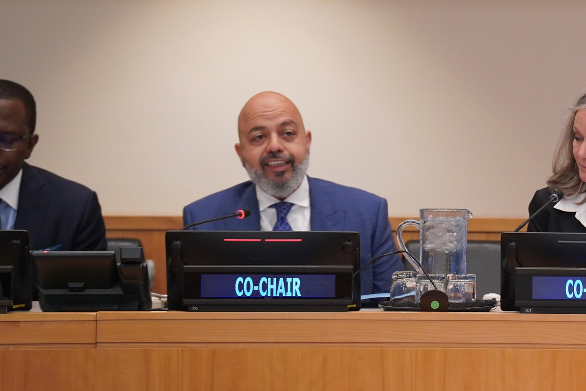 KingdomNL_UN's tweet photo. What does an African model for a reformed Security Council look like?

#IGN co-chairs, PRs #KingdomNL &amp; @KuwaitMissionUN, welcomed the presentation of the African Group’s model for the #IGN, by PR @SierraLeoneUN. This is another important step towards a consolidated model. https://t.co/vN4PEe0NRj