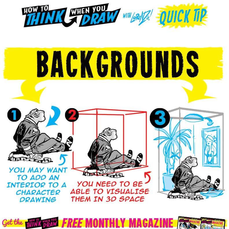 EtheringtonBros's tweet image. Adding BACKGROUNDS! To get the FREE monthly How to THINK When You draw digital MAGAZINE, (including NEW tutorials, a YEAR before they appear online) just tap the link in the bio HERE:  @etheringtonbros
#anime #manga #conceptart #gamedev
