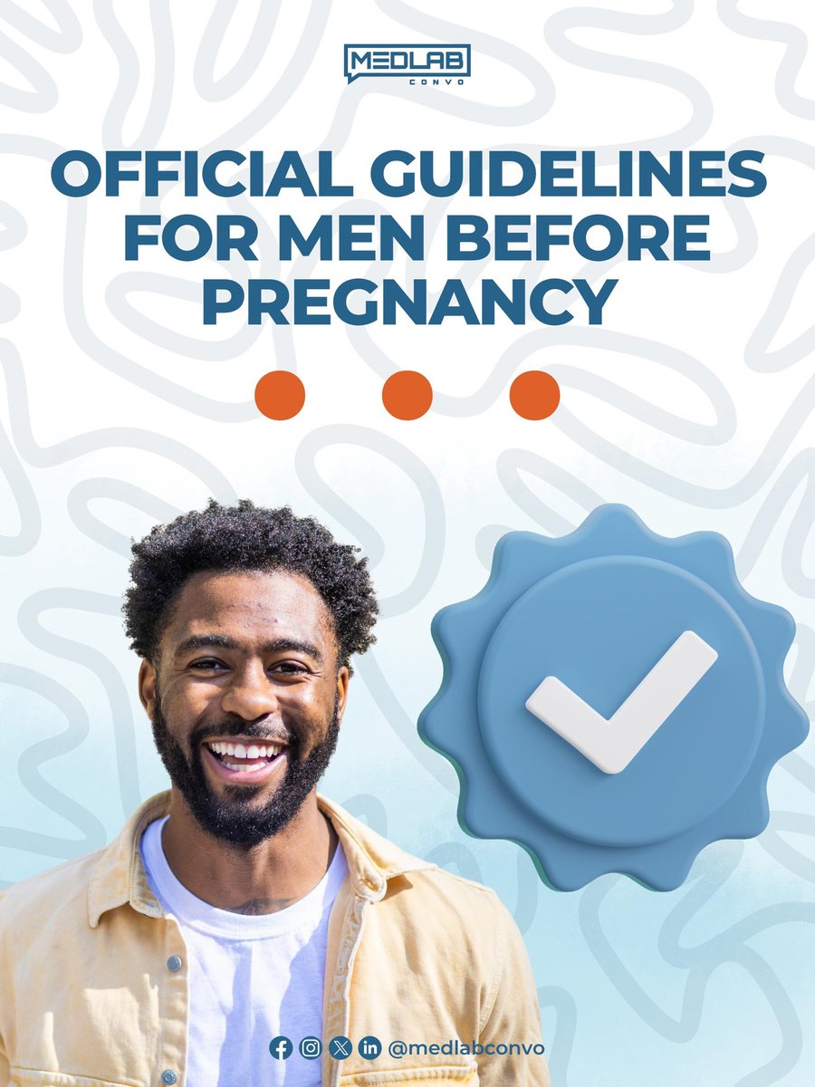 Medlabconvo's tweet image. There’s a “rule” society silently expects from men before pregnancy:
Just get her pregnant.
That’s it.

But is that really all there is?

Open thread 🧵...

1/6
#ReproductiveHealth #LetsTalkMedLab