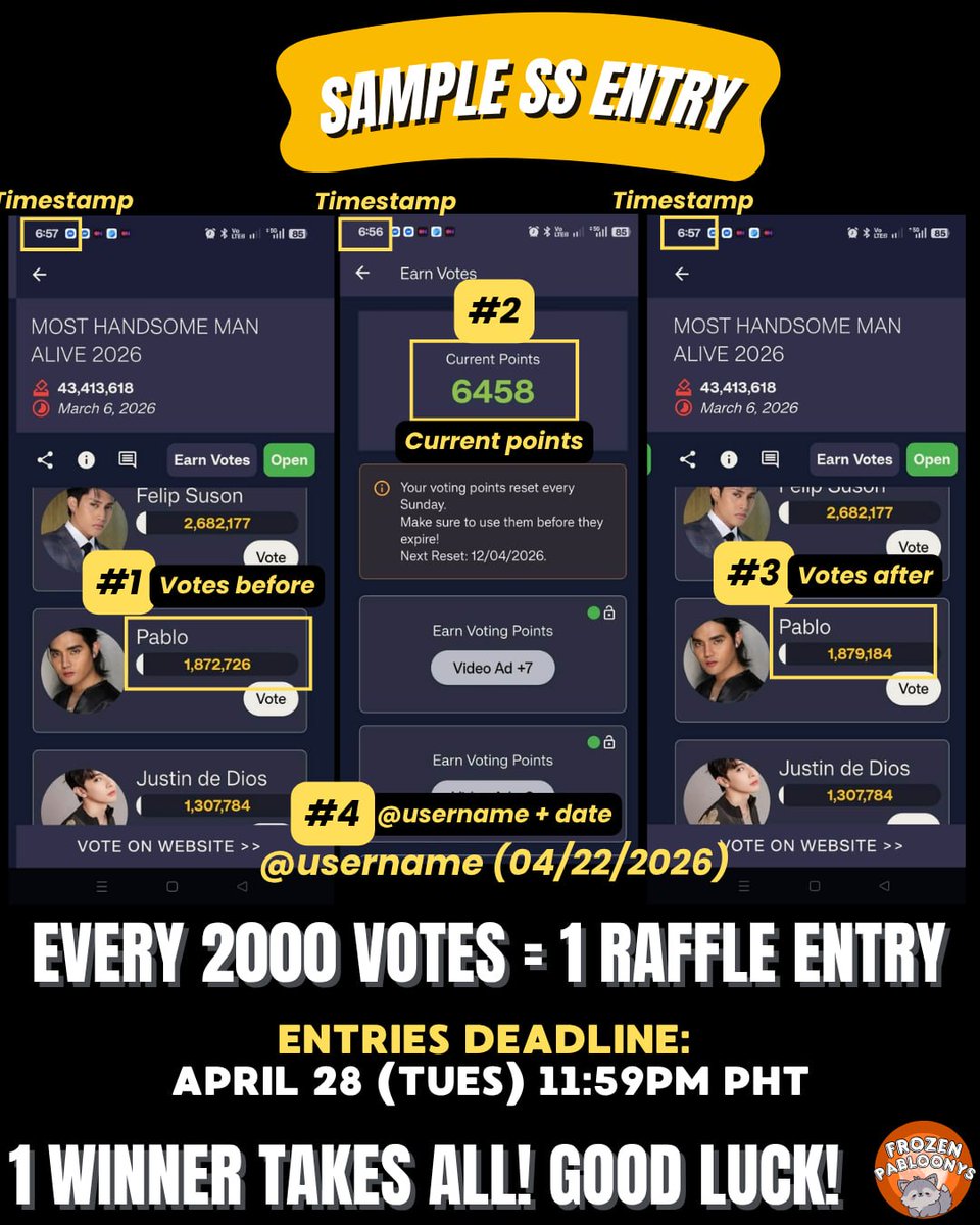 frzn_pabloonys's tweet photo. 🎟️ GIVEAWAY ALERT 🎟️

1 WINNER will take home Aurora Music Festival DAY 1 &amp; 2 GOLD Tickets! 💙

Big thanks to ninang @intoimszmc 😘

📌 GA Deadline: 
11:59PM, April 28 🇵🇭

📸 Full mechanics below!
✅ QRT/reply your entry posts with complete Pablo NR tags to join ⬇️

GOOD LUCK 🍀 https://t.co/JdGFyDxQLZ
