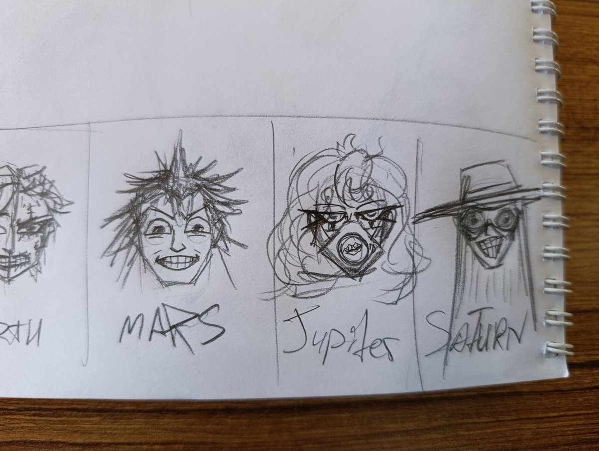 ArtLanagen's tweet image. Just head sketches of my Psychopomp OCs

Hard part is to make a good design for me rn XD