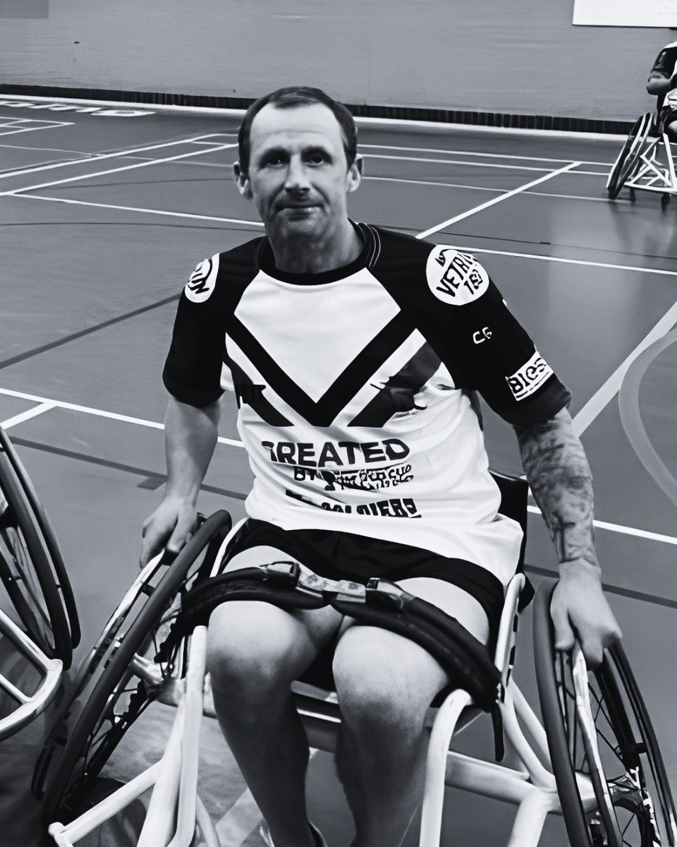 hullfcofficial's tweet photo. Hull FC are shocked and saddened to learn of the sudden passing of former Wheelchair Rugby League player Martin Chadburn.

A beloved member of the local veterans community, Martin represented the Black & Whites between 2020 and 2022 through the team’s partnership with Hull4Heroes, and played an important role on and off the field, both as a player, and in assisting with a range of family and charity fundraising events.

Martin also represented the UK Armed Forces team on multiple occasions with great pride, and has left a lasting impact on both the veterans and disability sport communities in Hull.

The thoughts of everyone at the club are with Martin’s family and friends at this difficult time.

Rest In Peace, Martin.