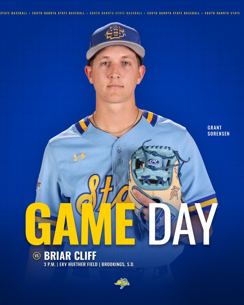 GoJacksBaseball's tweet image. The Jackrabbits' homestead continues with a mid-afternoon matchup against Briar Cliff

⏲️ » 3 p.m.
🏟️ » Erv Huether Field | Brookings, S.D.
📰 » gojacks.co/4cs1Ghn
📺 » Summit League Network | gojacks.co/4u34ibm
📊 » GoJacksLive.com

#GoJacks 🐰