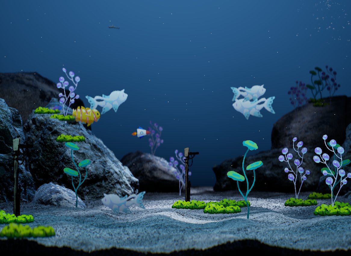 今日の配信で作ったDrawquarium🐟