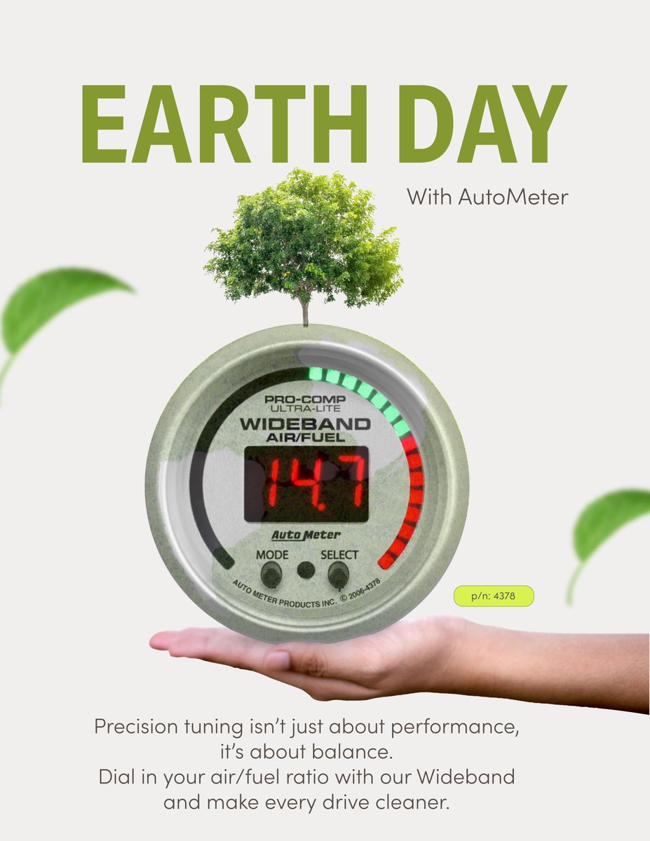 AutoMeter's tweet image. A small adjustment to your air/fuel ratio can make a big difference in the world we drive on🌎

#earthday #wideband #classiccars #classictrucks