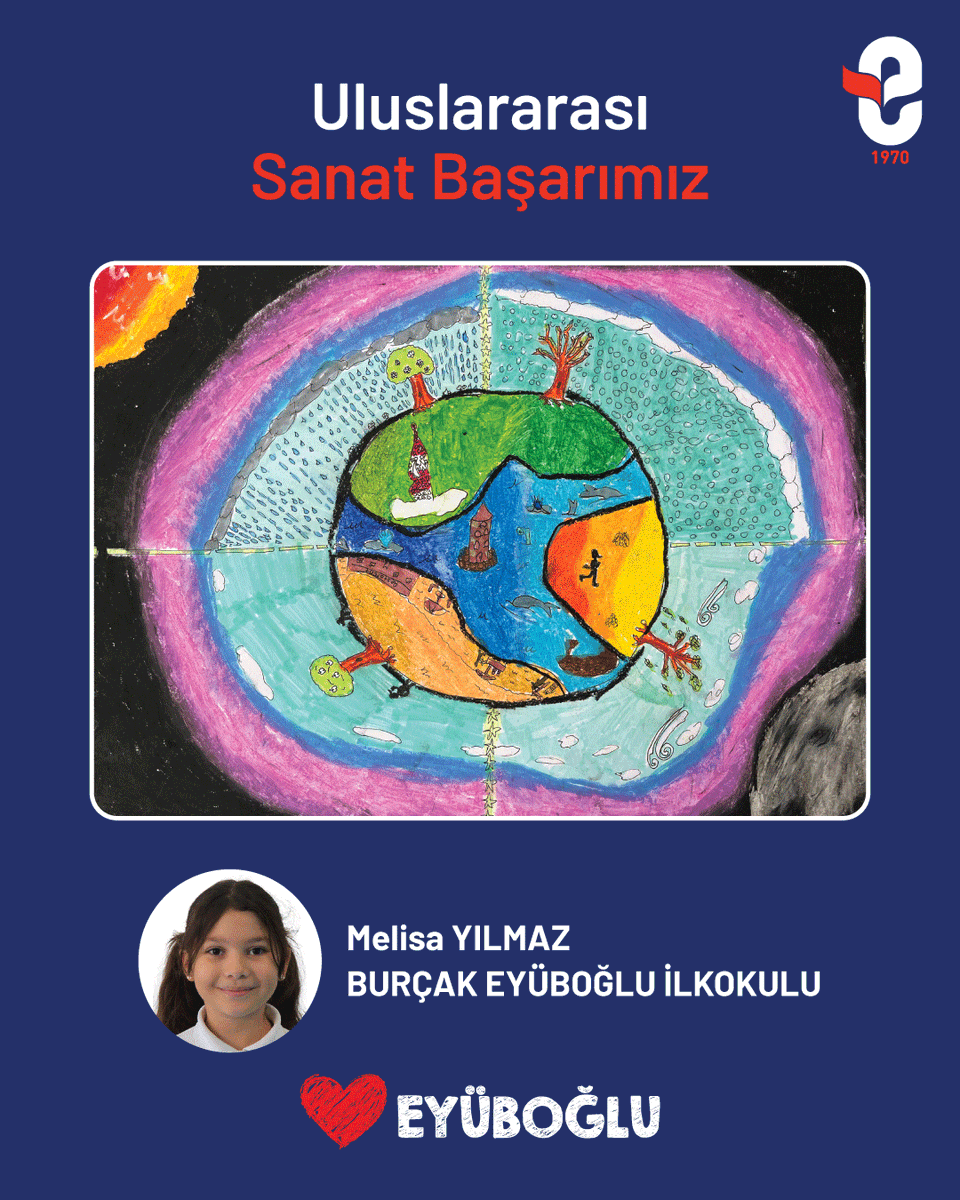 EyubogluEgitim's tweet photo. Fransa’da, UNESCO destekli Uluslararası Güzel Sanatlar Yarışması’nda büyük gurur!

“Hayatın Güzelliği: Fauna ve Flora” temasıyla düzenlenen yarışmada öğrencilerimiz, 7.400 eser arasından seçilerek uluslararası ve ulusal seçkilerde yer aldı.
Öğrencilerimizi tebrik ediyor ve başarılarının devamını diliyoruz.
#EğitimEyüboğlu #EyüboğluGençleri #UluslararasıGüzelSanatlarYarışması