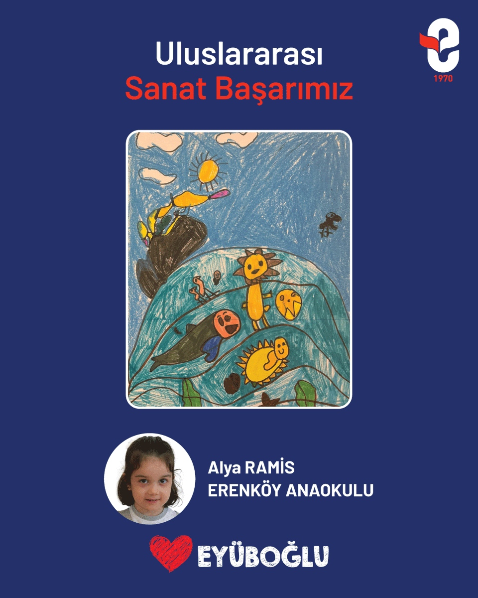EyubogluEgitim's tweet photo. Fransa’da, UNESCO destekli Uluslararası Güzel Sanatlar Yarışması’nda büyük gurur!

“Hayatın Güzelliği: Fauna ve Flora” temasıyla düzenlenen yarışmada öğrencilerimiz, 7.400 eser arasından seçilerek uluslararası ve ulusal seçkilerde yer aldı.
Öğrencilerimizi tebrik ediyor ve başarılarının devamını diliyoruz.
#EğitimEyüboğlu #EyüboğluGençleri #UluslararasıGüzelSanatlarYarışması