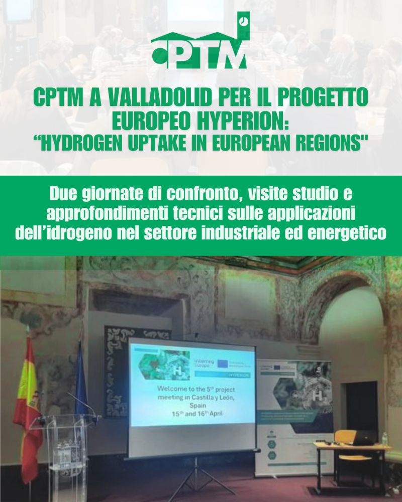 PoloMagona's tweet photo. @PoloMagona a Valladolid per il progetto europeo Hyperion "Hydrogen uptake in European Regions”. https://t.co/NtK5kQKbgK