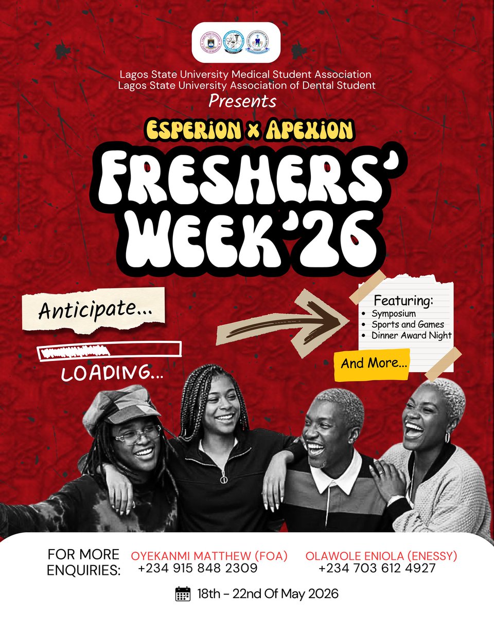 EsperionMedics's tweet photo. A week for celebration, a week to be remembered, A week of recreation, a week soon to be encountered, Don’t be stuck up,make sure you show up. Would love to see you pull up, with all your crazy glow ups🔥This isn’t just an event,it’s the week everyone wishes they didn’t miss🕺🎉 https://t.co/6Pg0SuqEYi