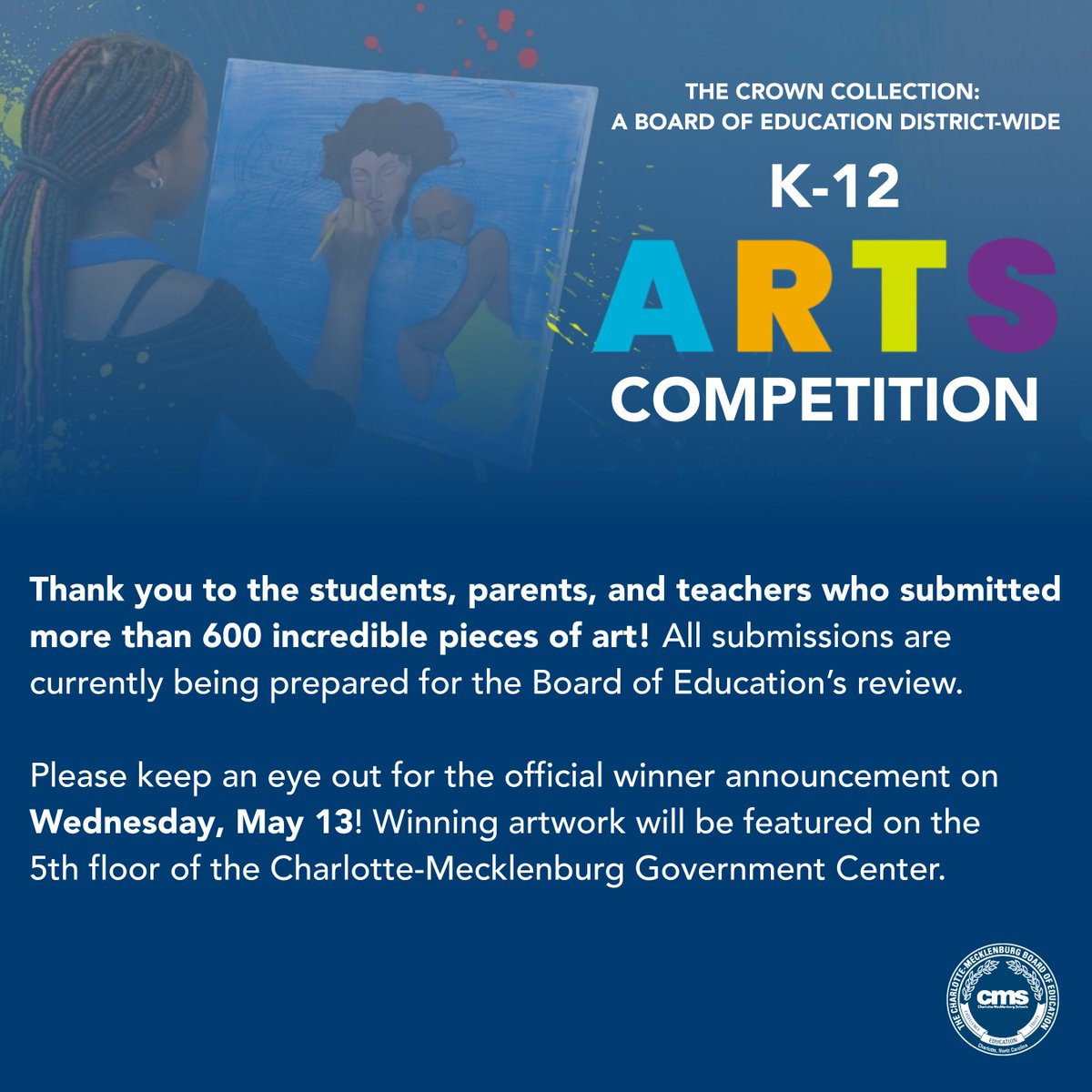 CMS Board of Education tweet media