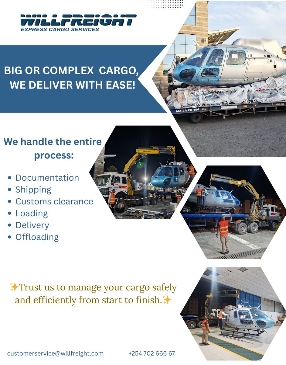 willfreight's tweet image. Complex shipments need real expertise ✈️
We deliver seamless logistics globally.
Get in touch today.
#FreightForwarding #LogisticsExpertise #GlobalLogistics