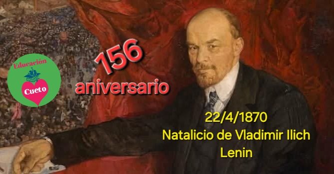 CuetoEducadores's tweet photo. Su legado trasciende, estudiar sus teorías nos ayuda a comprender la naturaleza, la sociedad y el pensamiento. A 156 años de su natalicio #LeninVive @CubaMined @DPEHolguin @NelsyYamirka #CuetoFirmezaYFidelidad https://t.co/TveTuaqluJ