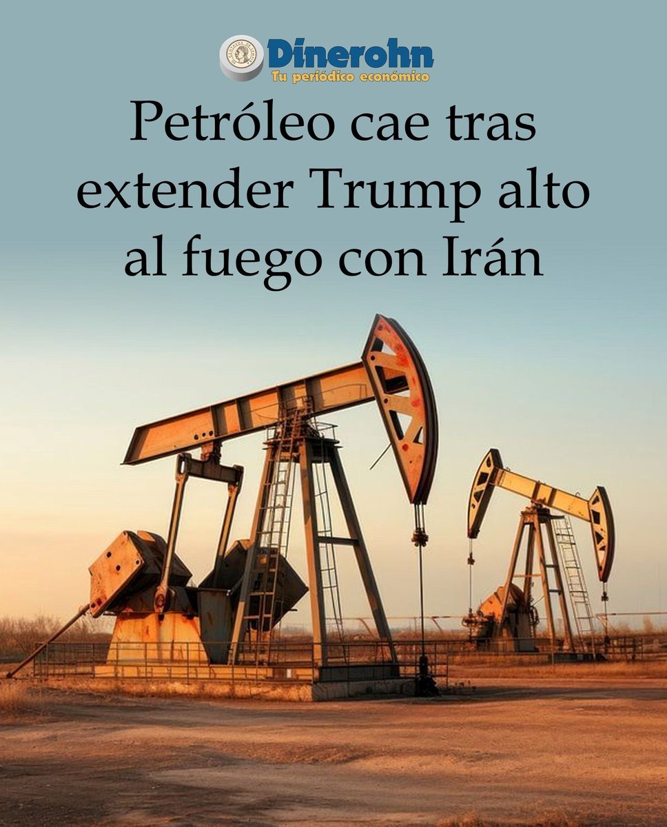 HnDinero's tweet image. 📌#Petróleo #Trump #Irán #WTI l Los precios del petróleo cayeron en un comercio agitado en Asia el miércoles después de que el presidente de Estados Unido, Donald Trump extendiera indefinidamente un alto al fuego con Irán, aunque la incertidumbre sobre futuras negociaciones de