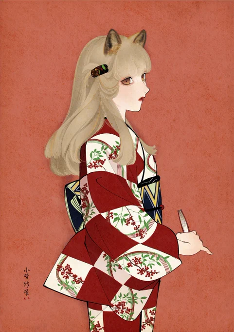 ニホンオオカミの妖怪 ニホンオオカミて毛はそこまで白くないのね