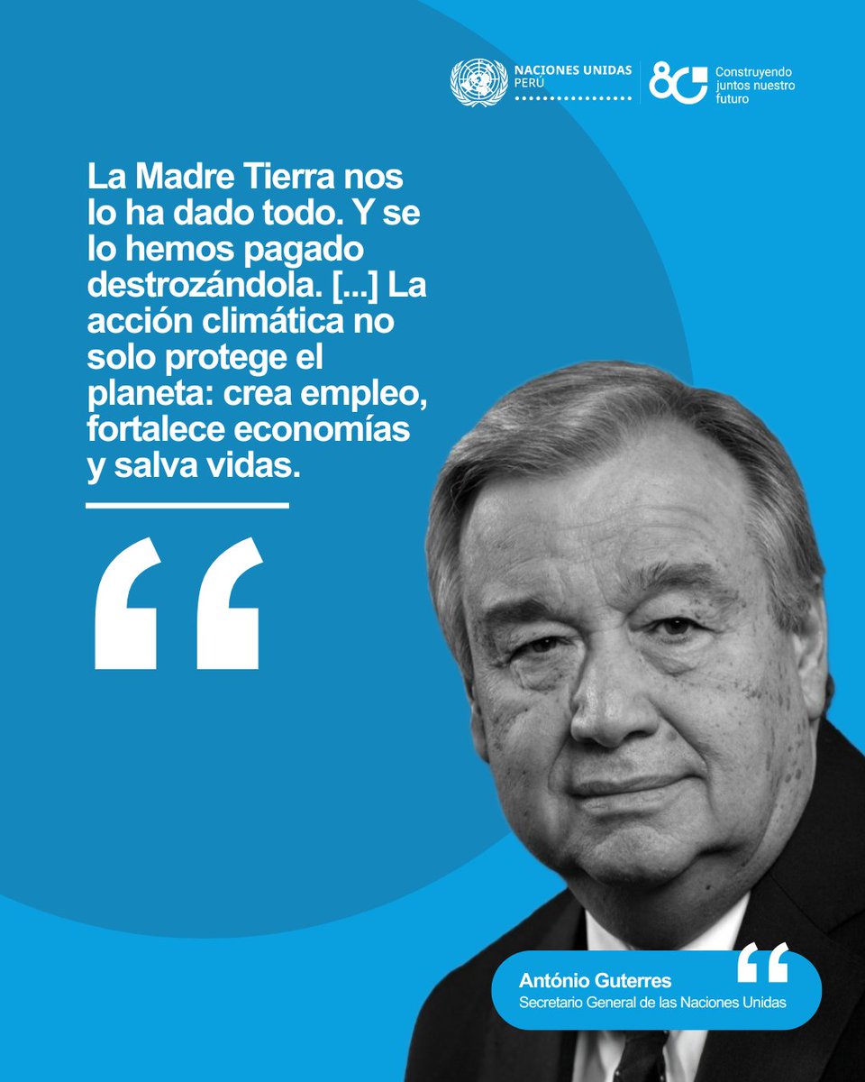 Naciones Unidas Perú tweet media